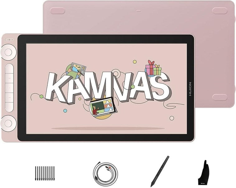 Графичен таблет HUION Kamvas 13 Pink 5080 lpi 293.76 x 165.24 mm USB