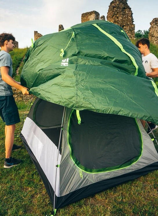 Husky Namiot turystyczny dwuosobowy BIZAM 2 PLUS, 145 x 290 x 120 cm, 3,6 kg zielony