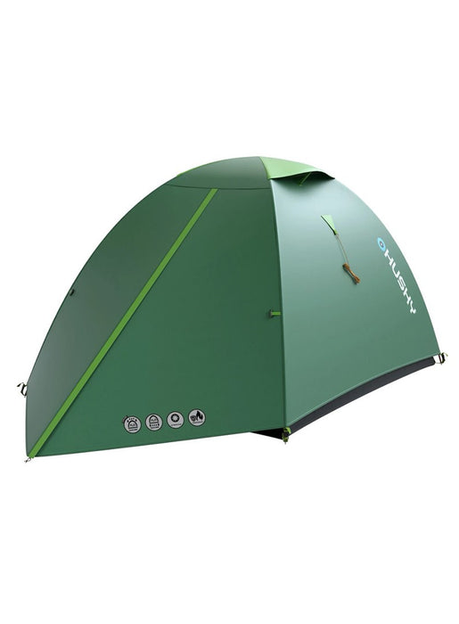 Husky Namiot turystyczny dwuosobowy BIZAM 2 PLUS, 145 x 290 x 120 cm, 3,6 kg zielony