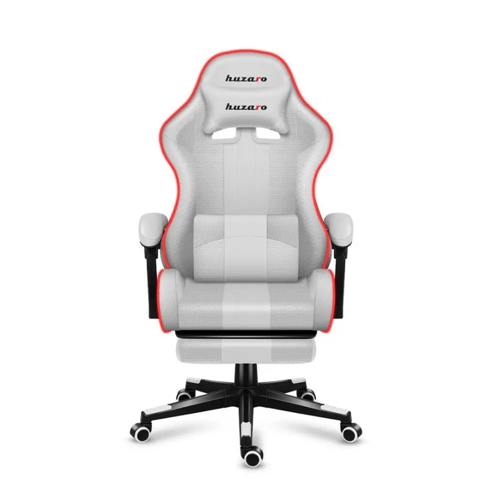 HUZARO FORCE 4.7 RGB Бял Геймърски стол