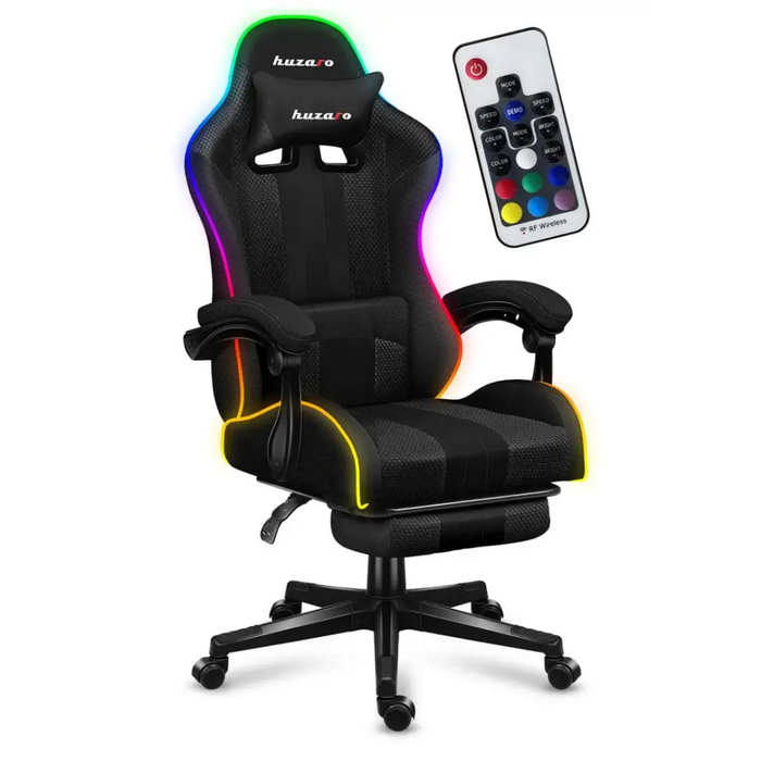 HUZARO FORCE 4.7 RGB МРЕЖЕСТ ГЕЙМЪРСКИ СТОЛ