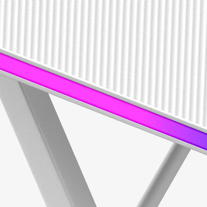 Huzaro Hero 2.5 Бяло RGB игрално бюро