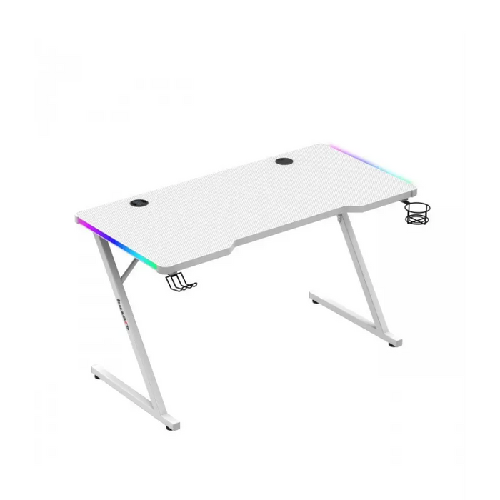 Huzaro Hero 2.5 Бяло RGB игрално бюро