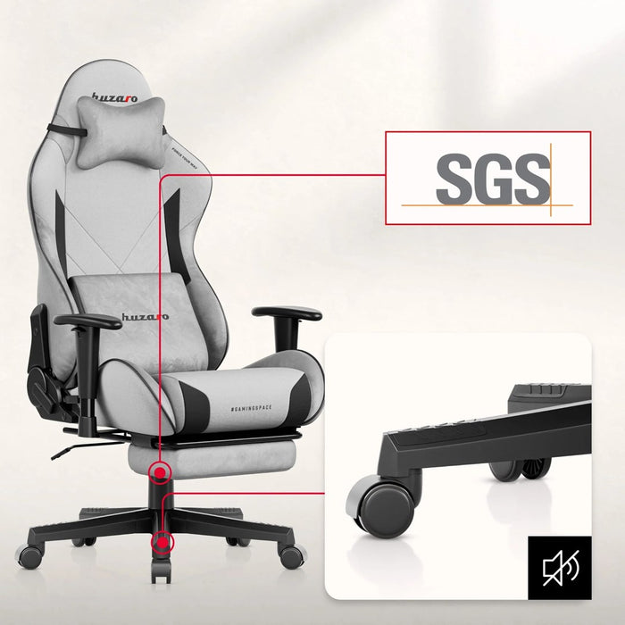 Fotel gamingowy Huzaro Force 5.7 Gray