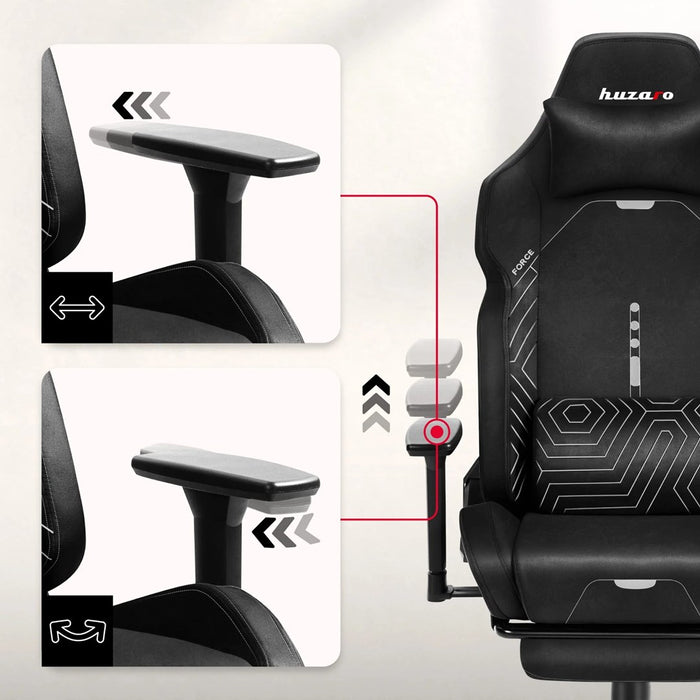Геймърски стол Huzaro Force 8.1, черен