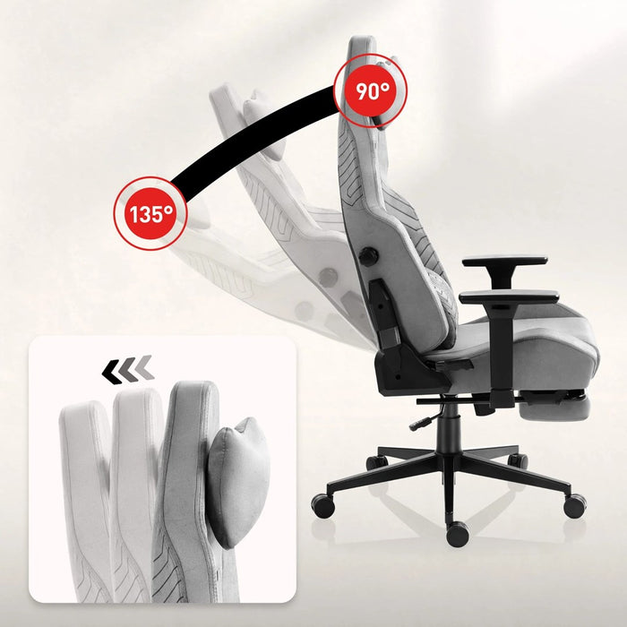 Fotel gamingowy Huzaro Force 8.1 Gray