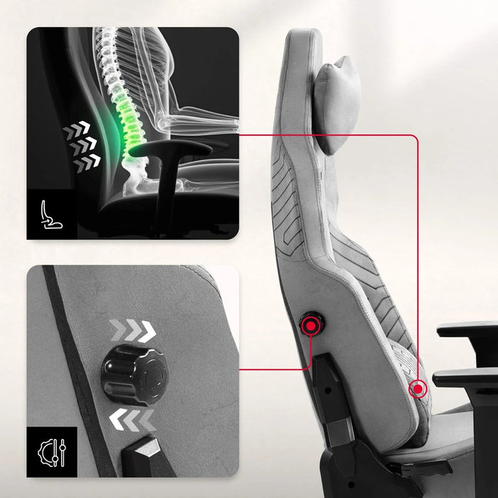 Fotel gamingowy Huzaro Force 8.1 Gray
