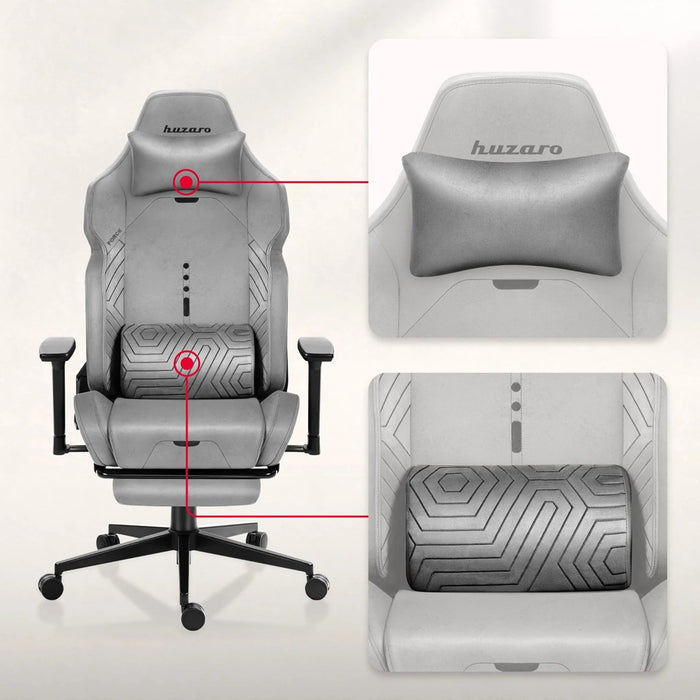 Fotel gamingowy Huzaro Force 8.1 Gray