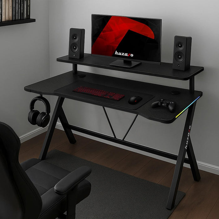 Biurko Huzaro Hero 1.9 RGB черен