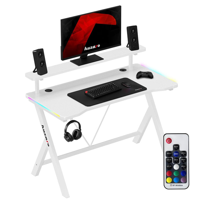 Biurko Huzaro Hero 1.9 RGB бяло