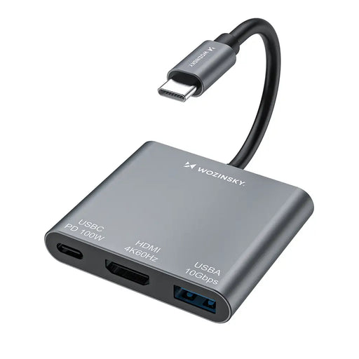 Хъб Wozinsky WHCH-01 USB-C PD 100W HDMI 4K@30Hz USB-A