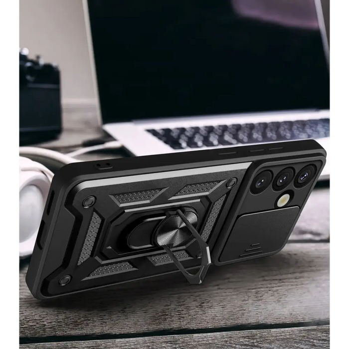 Hybrid Armor Camshield Case със стойка и капак за камера