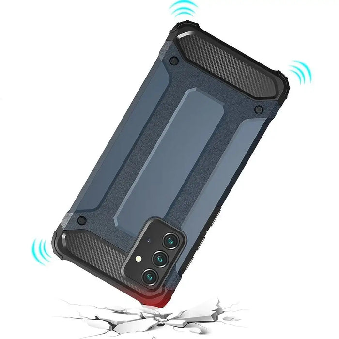 Hybrid Armor Case за Samsung Galaxy A56 - син