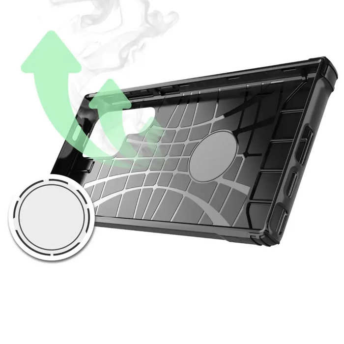 Hybrid Armor Case за Samsung Galaxy S25 Edge - син