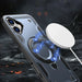 Hybrid Armor Trendy Case с MagSafe за iPhone 16 Plus - син