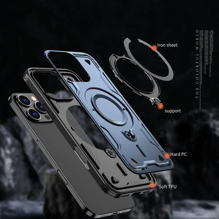 Hybrid Armor Trendy Case с MagSafe за iPhone 16 Pro Max