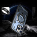 Hybrid Armor Trendy Case с MagSafe за iPhone 16 Pro - син