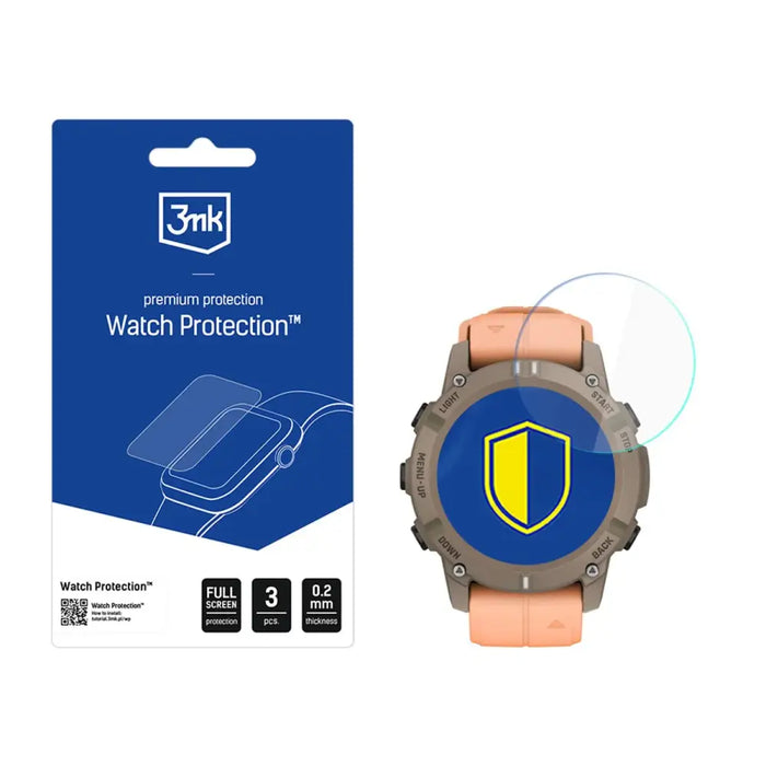 Hybrid Glass 3mk Watch Protection FlexibleGlass за Garmin