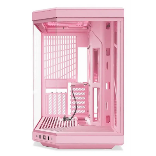 Hyte Y70 Midi-Tower закалено стъкло в цвят Strawberry Milk