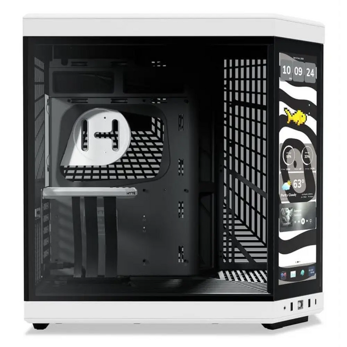 HYTE Y70 Touch Midi Tower Черно Бяло