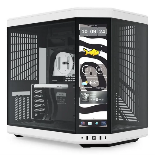 HYTE Y70 Touch Midi Tower Черно Бяло