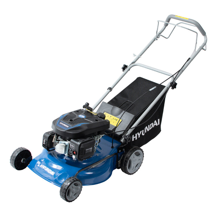 МОТОРНА САМОХОДНА КОСАЧКА HYUNDAI HYM 46SP 175.0 см3, 3.75 КС, ШИРИНА НА КОСЕНЕ 46.00 см, САМОХОДНА ФУНКЦИЯ