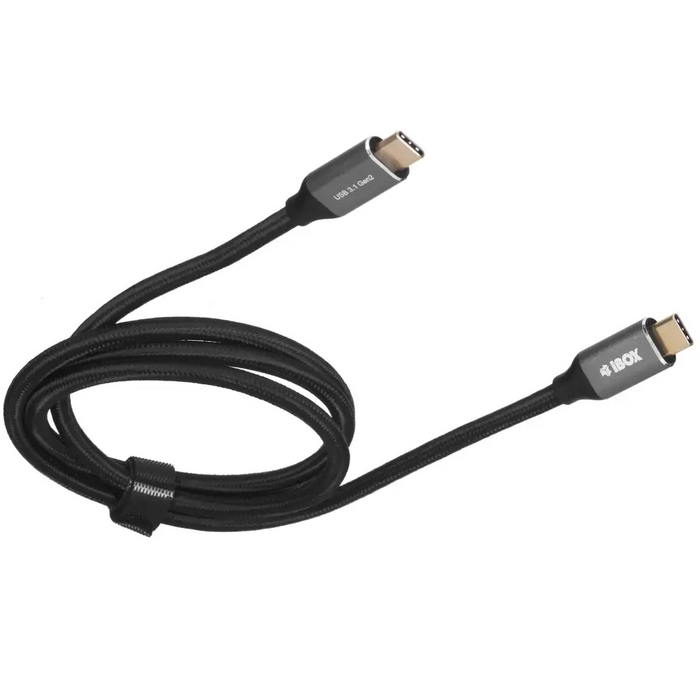 I-BOX USB C/USB C 1 m USB кабел 3.2 Gen 2 (3.1 Gen 2) Черен