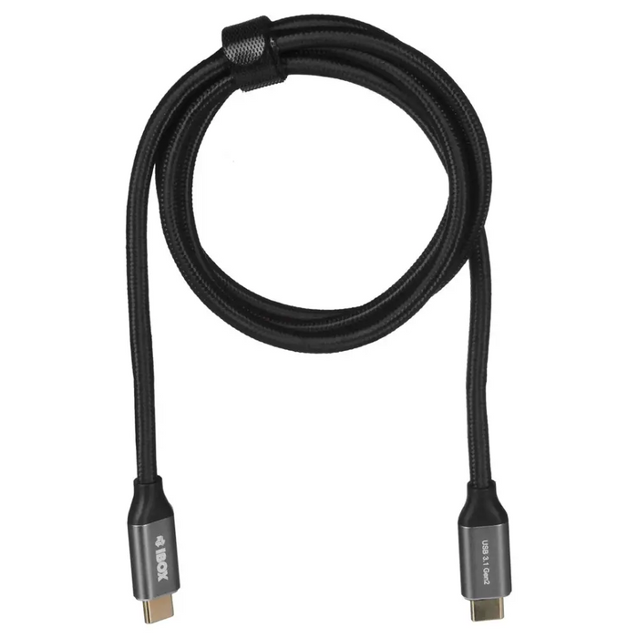 I-BOX USB C/USB C 1 m USB кабел 3.2 Gen 2 (3.1 Gen 2) Черен