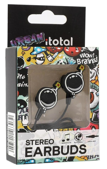Слушалки с микрофон i-Total - URBAN, черни