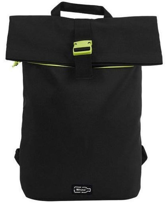 Раница I-Total RPET - Черна с жълто, 26 l