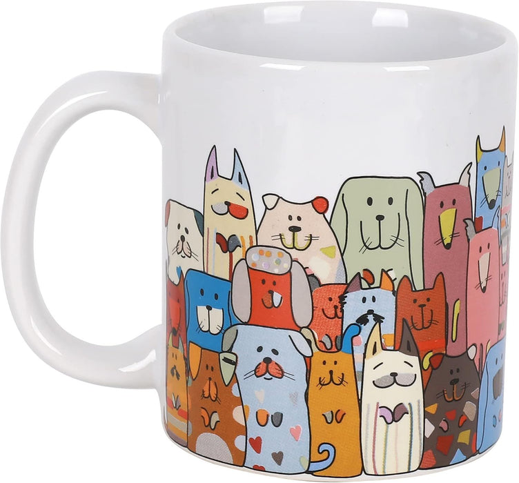 Керамична чаша I-Total Stay Pawsitive - 295 ml