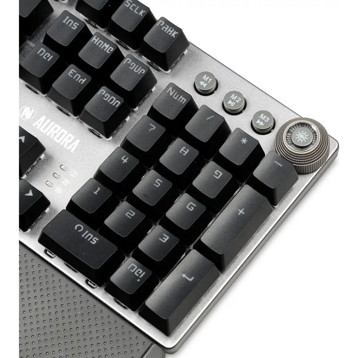 iBox Aurora K-3 клавиатура USB QWERTY Сребриста