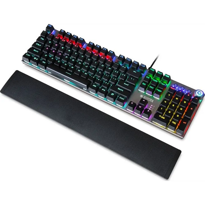 iBox Aurora K-3 клавиатура USB QWERTY Сребриста