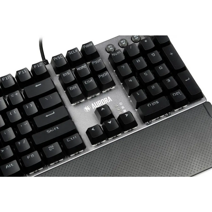 iBox Aurora K-3 клавиатура USB QWERTY Сребриста