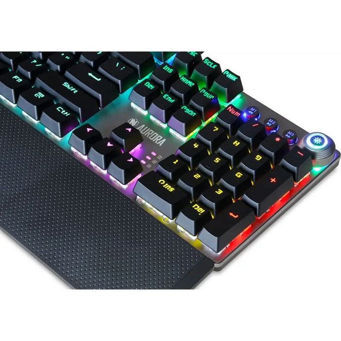 iBox Aurora K-3 клавиатура USB QWERTY Сребриста