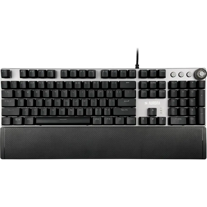 iBox Aurora K-3 клавиатура USB QWERTY Сребриста