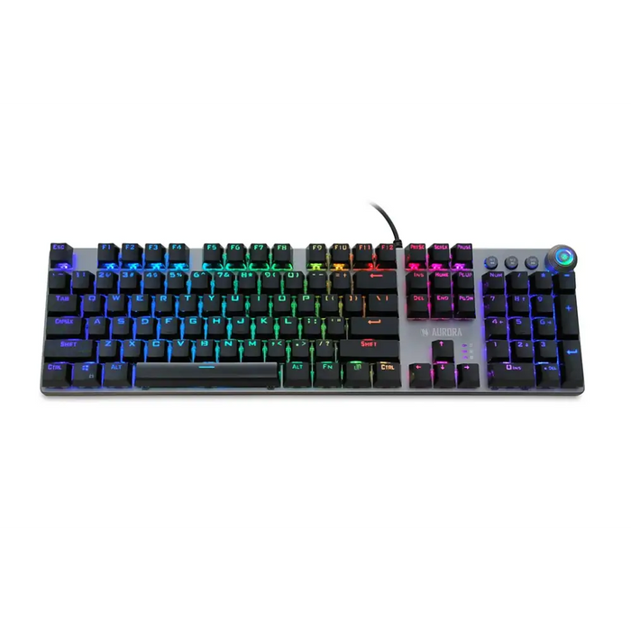 iBox Aurora K-4 клавиатура USB QWERTY черна