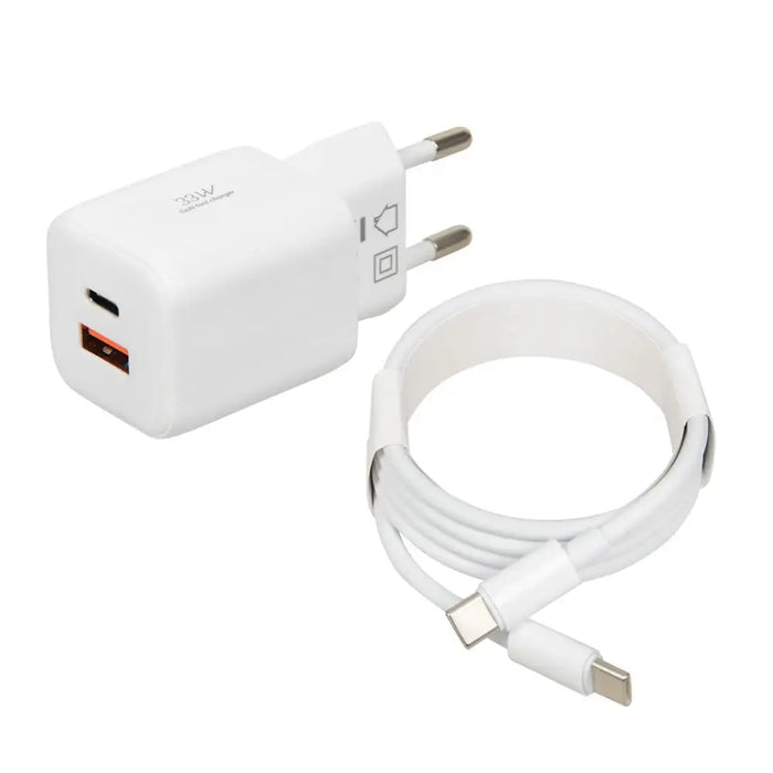 iBOX C-42 GaN PD33W Стенно зарядно Бяло