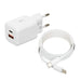 iBOX C-42 GaN PD33W Стенно зарядно Бяло