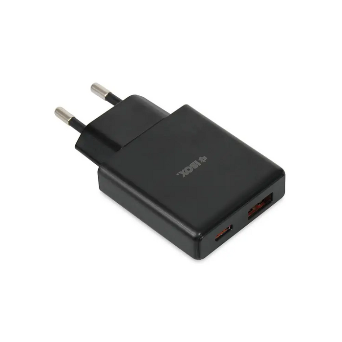 iBOX C-43 Slim GaN PD30W зарядно за стена черно