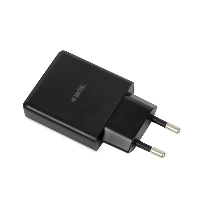 iBOX C-43 Slim GaN PD30W зарядно за стена черно