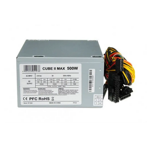 iBox CUBE II захранване 500 W 20 + 4 pin ATX ATX Silver