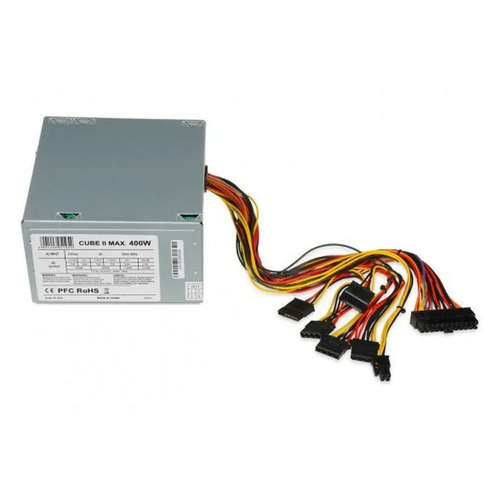 iBox CUBE II захранване 400 W 20 + 4 pin ATX ATX Silver