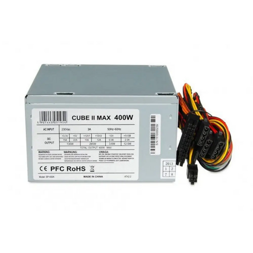 iBox CUBE II захранване 400 W 20 + 4 pin ATX ATX Silver