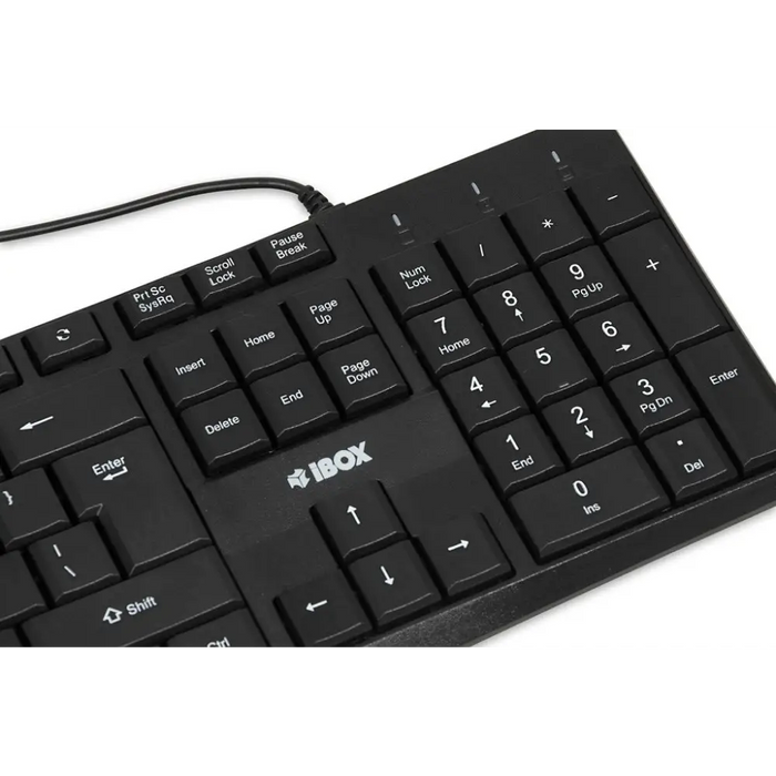 iBOX Eris USB клавиатура черна