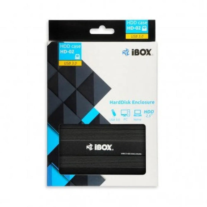 iBox HD-02 HDD кутия Черен 2.5’’