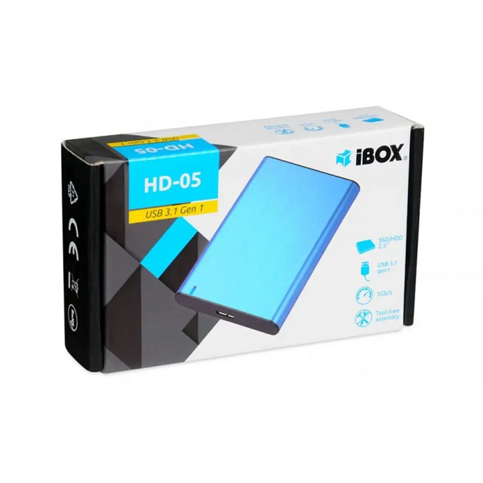 iBox HD-05 HDD/SSD кутия Blue 2.5’’