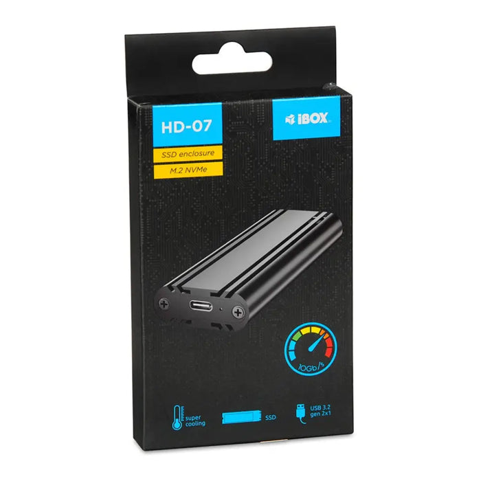 iBox HD-07 SSD корпус черен M.2