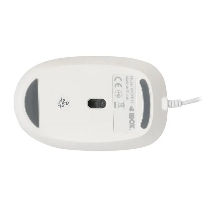 iBOX i011 Seagull жична оптична мишка бяла