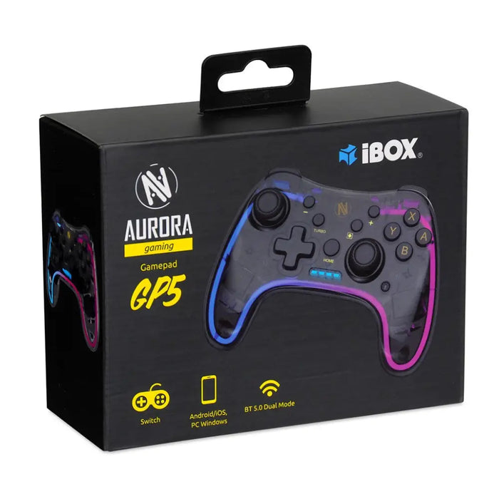 iBox IGP5 Контролер за игри Черен Bluetooth Геймпад